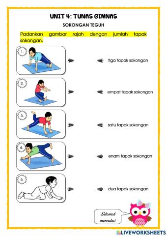 P.Jasmani Thn 1: Tunas Gimnas (Sokongan Teguh) LAT 1