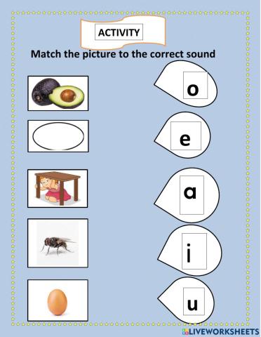 Vowel sounds