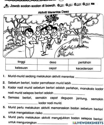 Pjpk tahun 2 larian cergas