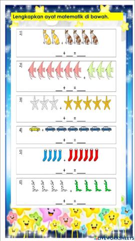 Ayat matematik tambah dan tolak