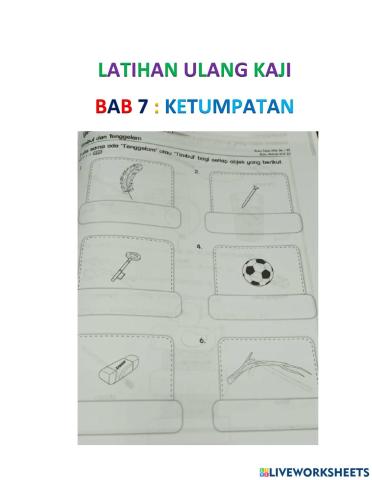 Bab 7 : Ketumpatan