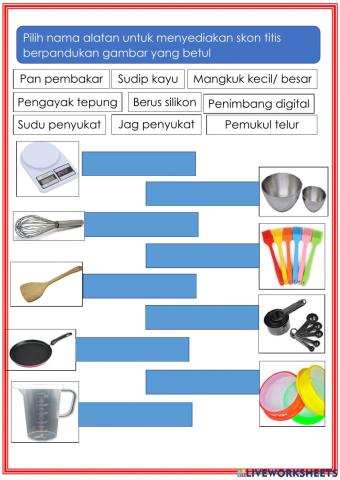 Alatan menyediakan skon titis