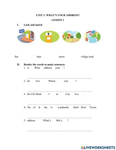 Unit 1- Lesson 1- English 5