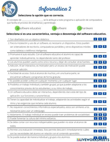 Conceptos de Software Educativo