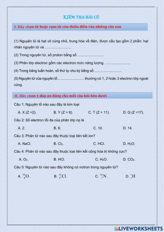 Kiểm tra miệng - 11A2 (7-9)