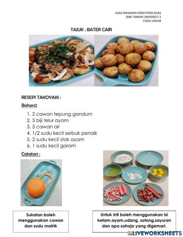 Bater Cair- Takoyaki by Cikgu Anum