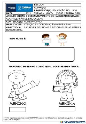 Educação infantil avançado