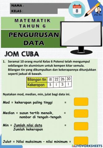 Latihan Pengurusan Data