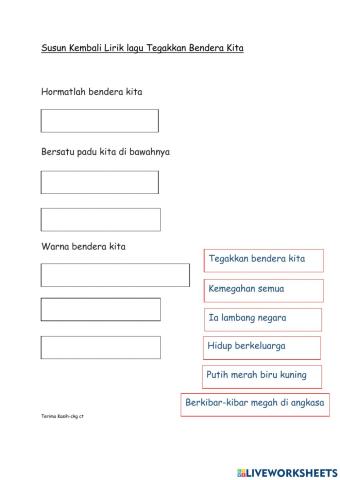 Susun lirik lagu