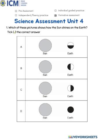 Science Unit 4 Assessment