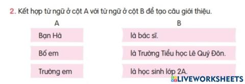 Bài 2 tiết Luyện tập