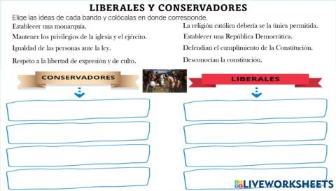 Liberales y conservadores