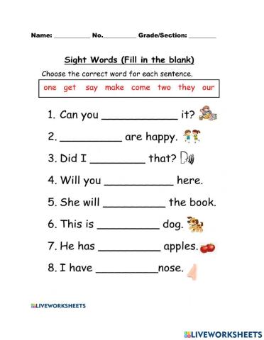 Sight word