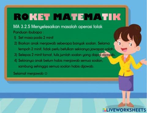 ROKET MATEMATIK - Two Minute Test