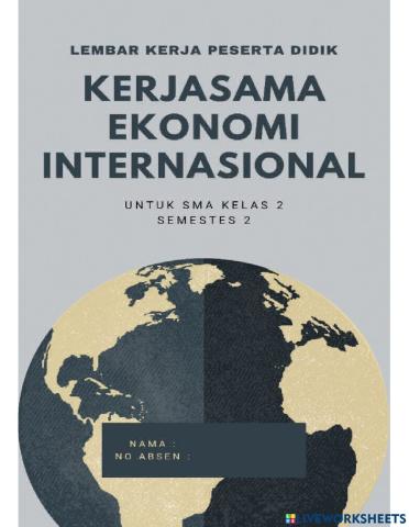 E-LKPD Kerjasama Ekonomi Internasional