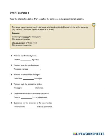 Mindset 1 - Writing Skills Modules - Unit 1 Ex8