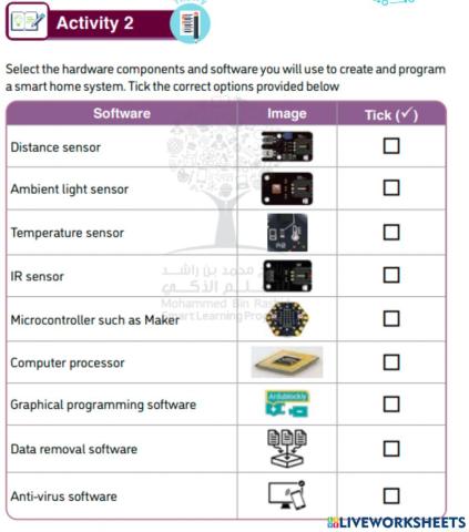 Smart home componant - g6