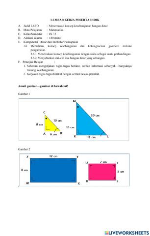 LKPD Kesebangunan segibanyak