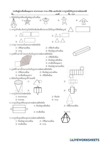 รูปคลี่