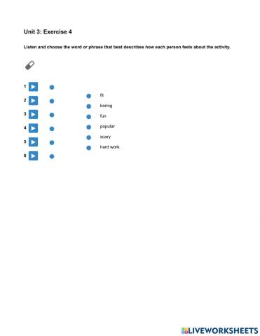 Mindset Foundation - Listening & Speaking Skills Modules - Unit 3 Ex4