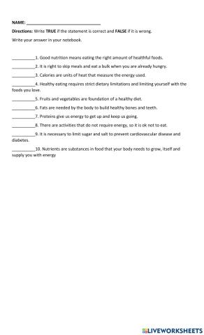 Quiz 3 quarter 2 health