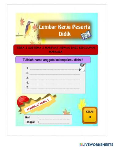 Lembar Kerja Peserta Didik