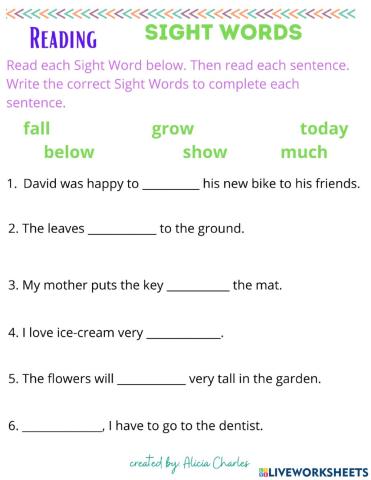 Sight Words