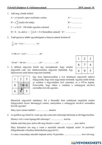 Felvételi feladatlap 2019-1