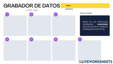 Grabador de datos