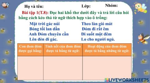 Bài 1 LTVC tuần 19 lớp 3