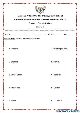 Midterm Assessment