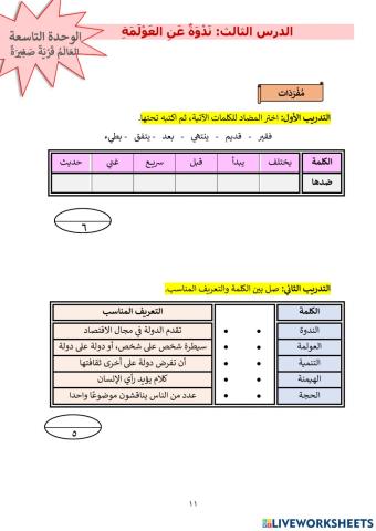 ندوة عن العولمة