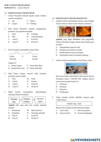 BAB 3: Zaman Prasejarah