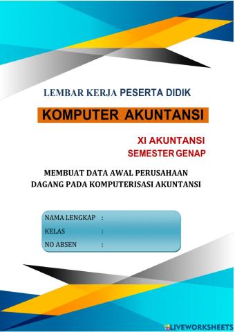 LKPD Menerapkan komputerisasi file data akuntansi untuk perusahaan dagang