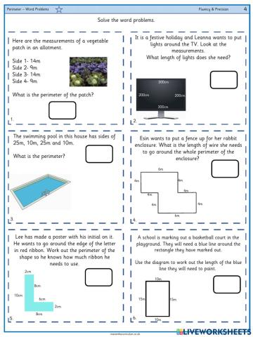 Perimeter word problem