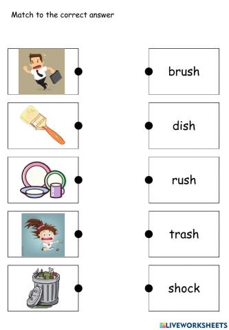 Consonant blending sh