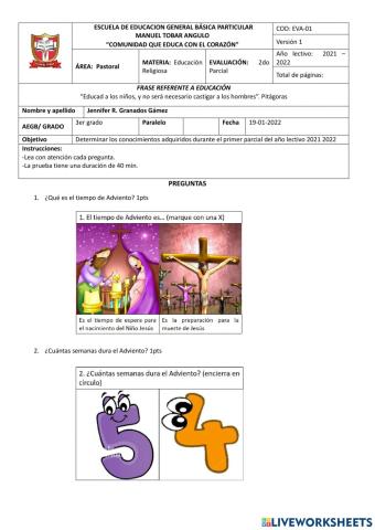 II prueba parcial ERE 3ero