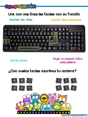 Teclas especiales