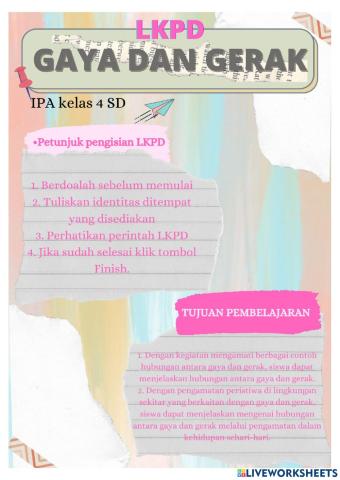 Gaya dan gerak ipa kelas 4