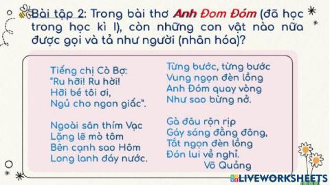 Luyện từ và câu