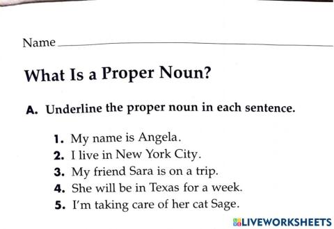 Proper Nouns