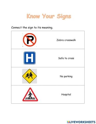 Road Safety Signs