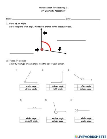 Review Geometry Q2LE2