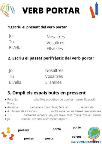 Verb portar