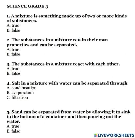 Science 3 week 20