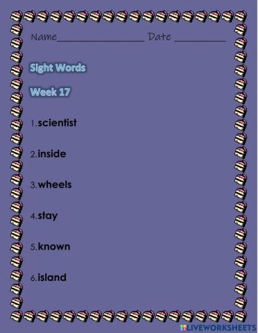 Sight Words