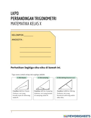 Perbandingan Trigonometri