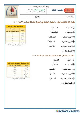 مقاييس التشتت