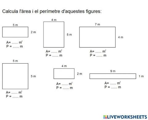 Àrea i perímetre