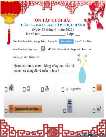 L2 - Tuần 13 - Bài 16: Bài tập thực hành